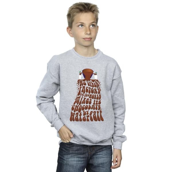 Willy Wonka Boys Chocolate Waterfall Sweatshirt