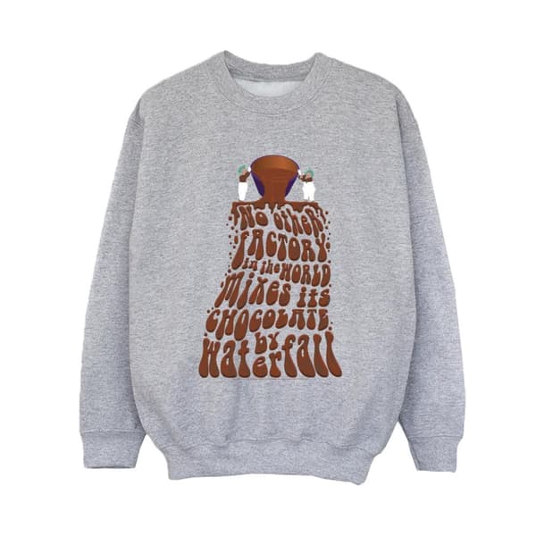 Willy Wonka Boys Chocolate Waterfall Sweatshirt