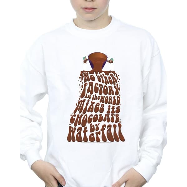 Willy Wonka Boys Chocolate Waterfall Sweatshirt
