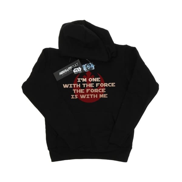Star Wars Womens/Ladies Rogue One I´m One With The Force Red Hoodie