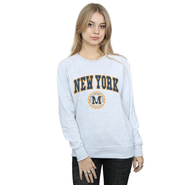 Disney Womens/Ladies Mickey Mouse New York Seal Sweatshirt