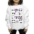 Miniatyrbild 3 av 5: Disney Nightmare Before Christmas Jacks många ansikten Squares Sweatshirt för flickor
