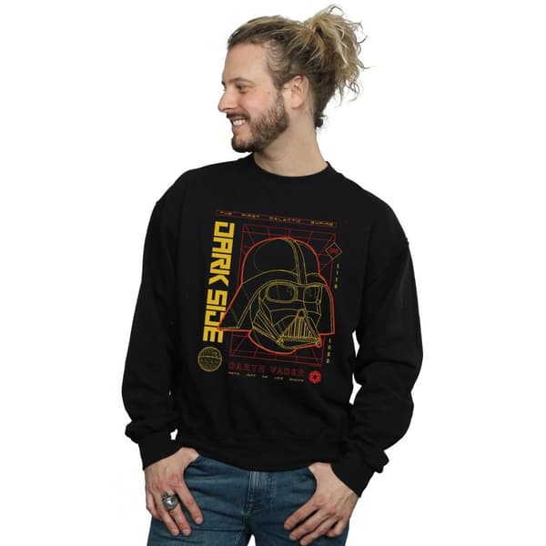 Star Wars Mens Darth Vader Dark Grid Sweatshirt