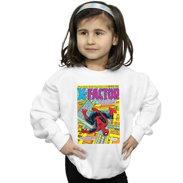 Marvel Spider-Man X Factor Cover Sweatshirt för flickor