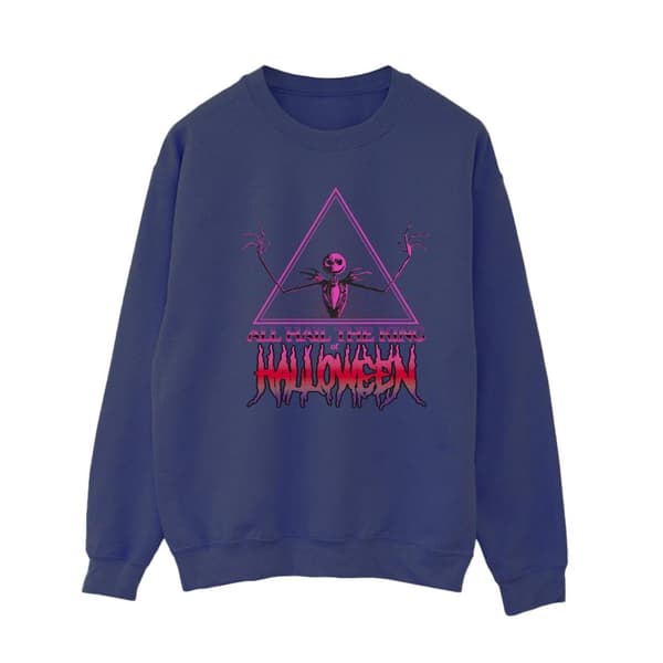 Disney Dam/Tjej The Nightmare Before Christmas Halloween King Sweatshirt Navy Blue XXL