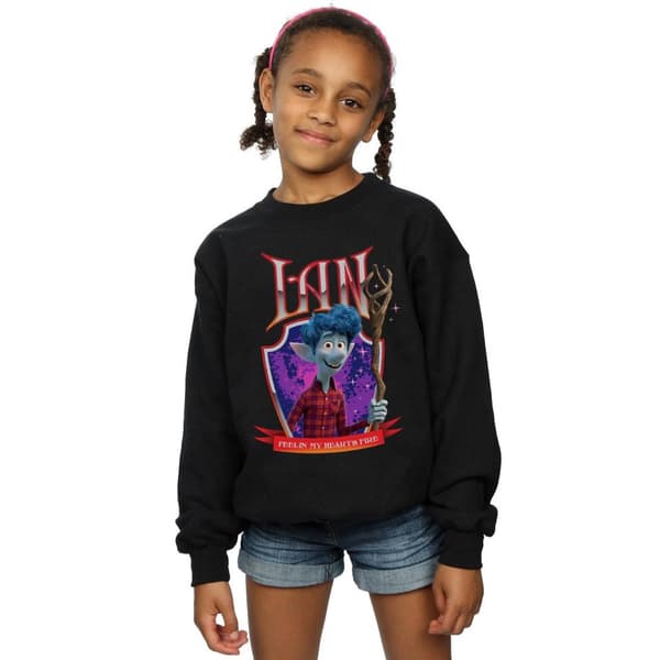 Disney Sweatshirt för flickor Onward Ian Heart´s Fire