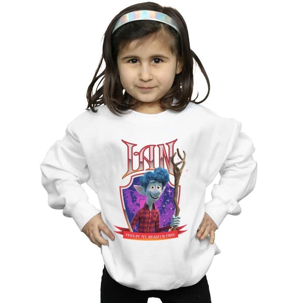 Disney Sweatshirt för flickor Onward Ian Heart´s Fire