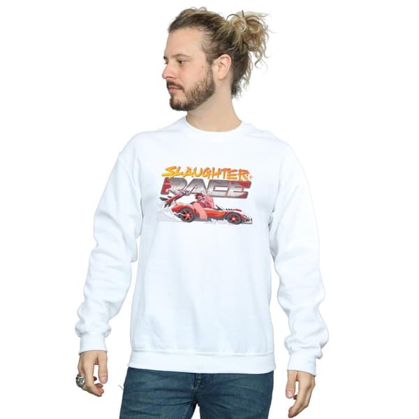Disney Mens Wreck It Ralph Slaughter Race Sweatshirt