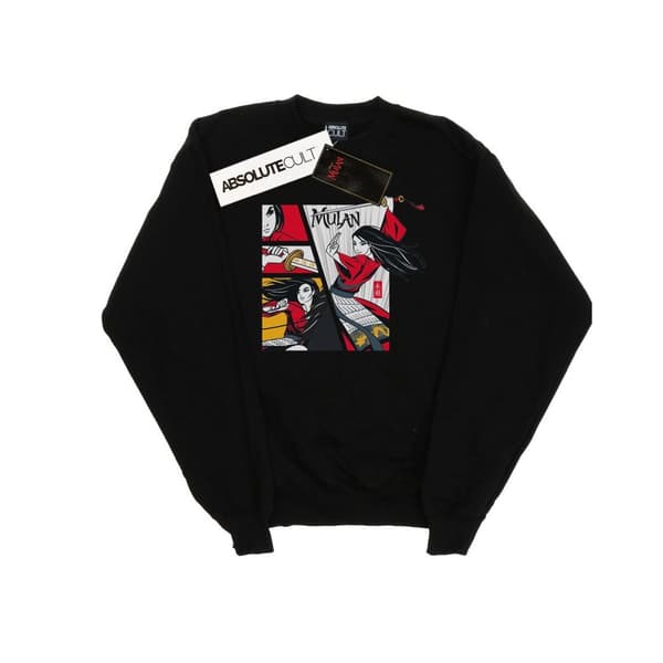 Disney Mens Mulan Movie Comic Style Sweatshirt