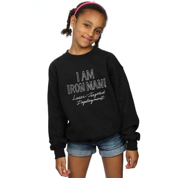 Marvel Girls I Am Iron Man Sweatshirt