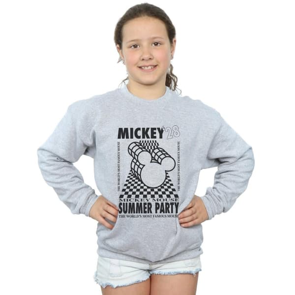 Disney Girls Mickey Mouse Summer Party Sweatshirt