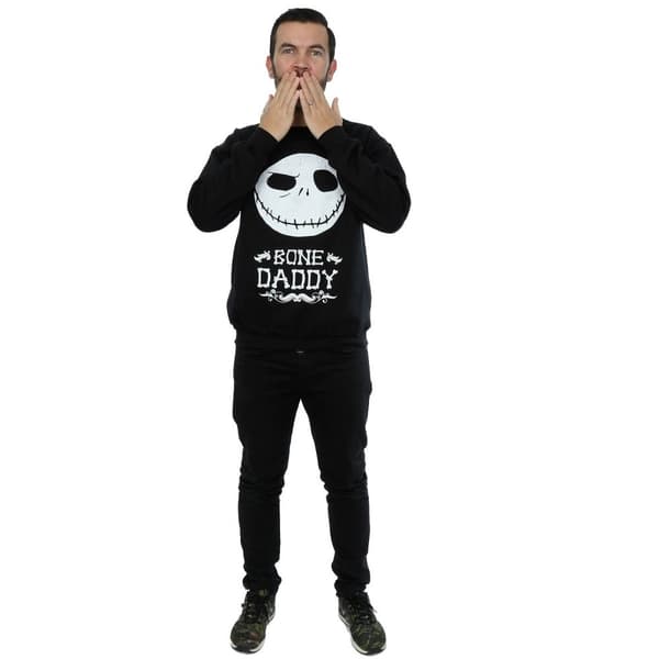 Disney Mens Nightmare Before Christmas Bone Daddy Sweatshirt