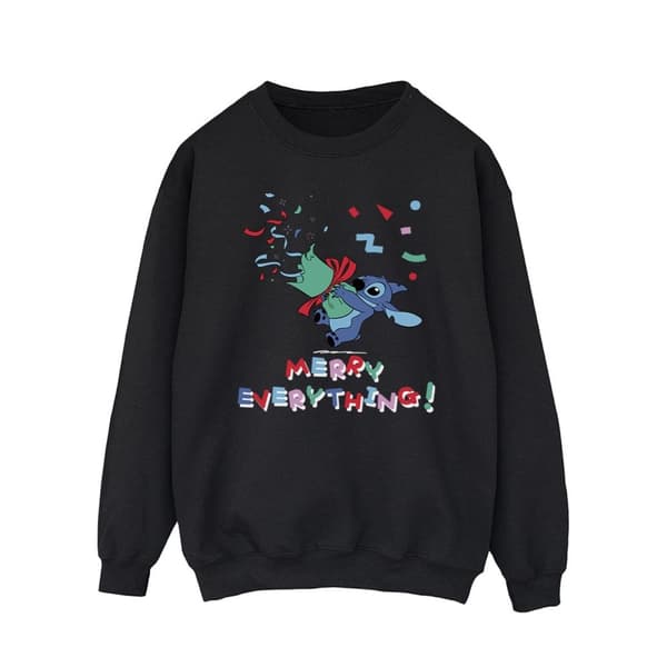 Disney Lilo And Stitch Stitch Merry Everything - Sweatshirt för herrar