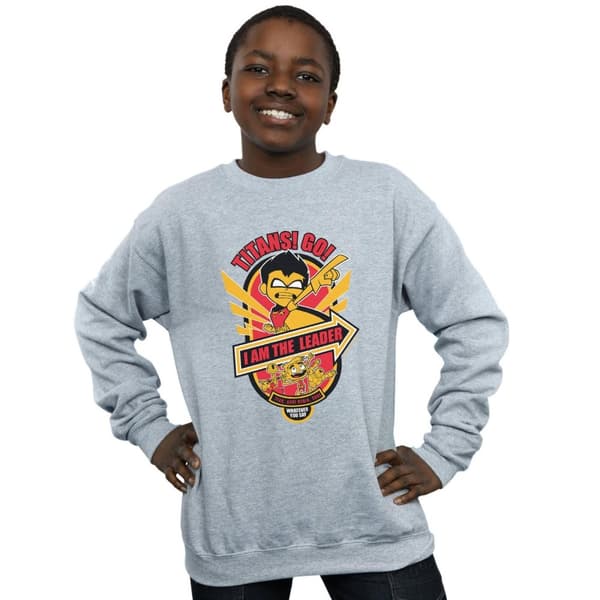 DC Comics Boys Teen Titans Go I Am The Leader Sweatshirt