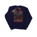 Miniatyrbilde 1 av 5: A Nightmare On Elm Street Mens Christmas Fair Isle Sweatshirt