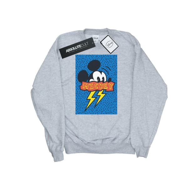 Disney Dam/Tjej Musse Pigg 90-tals Flash Sweatshirt