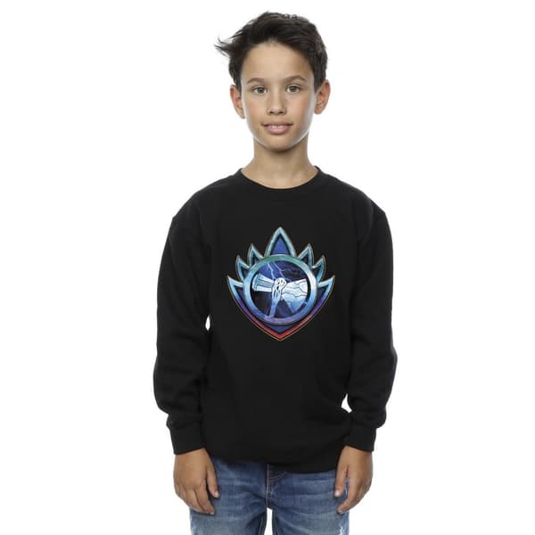 Marvel Boys Thor Love And Thunder Stormbreaker Crest Sweatshirt