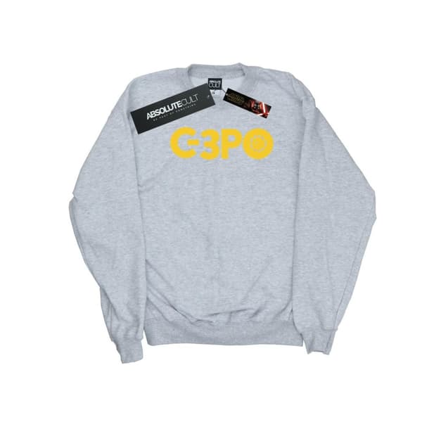 Star Wars Pojkar The Rise Of Skywalker C-3PO Sweatshirt med textlogotyp