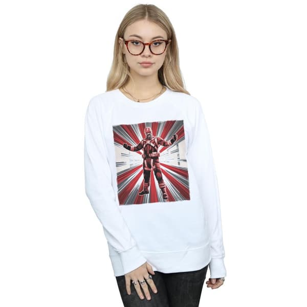 Marvel Womens/Ladies Black Widow Movie Red Sparrow Fits Sweatshirt