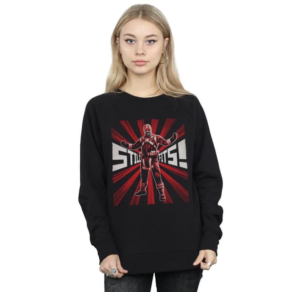 Marvel Womens/Ladies Black Widow Movie Red Sparrow Fits Sweatshirt