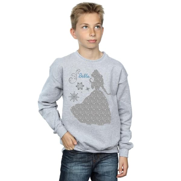 Disney Princess Boys Belle Christmas Silhouette Sweatshirt