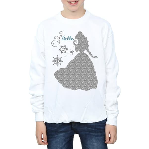 Disney Princess Boys Belle Christmas Silhouette Sweatshirt