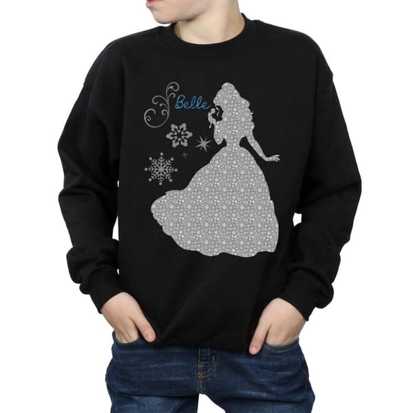 Disney Princess Belle Christmas Silhouette-tröja för pojkar
