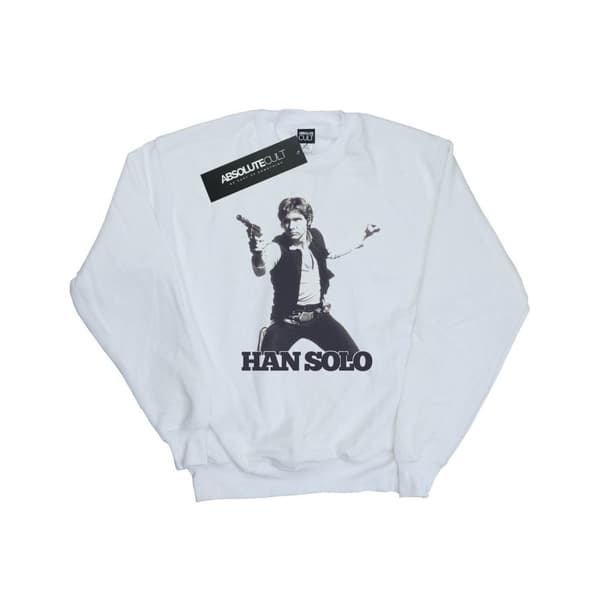 Star Wars Mens Han Solo Retro Photo Sweatshirt