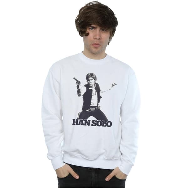 Star Wars Mens Han Solo Retro Photo Sweatshirt