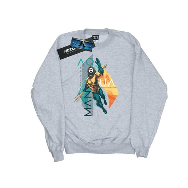 DC Comics Dam/Tjej Aquaman Tropical Icon Sweatshirt