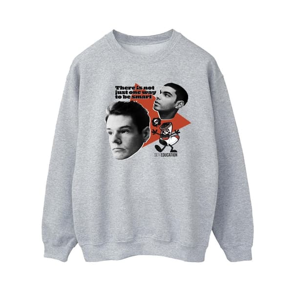 Netflix Dam/Tjej Sex Education Envägs Triangel Sweatshirt