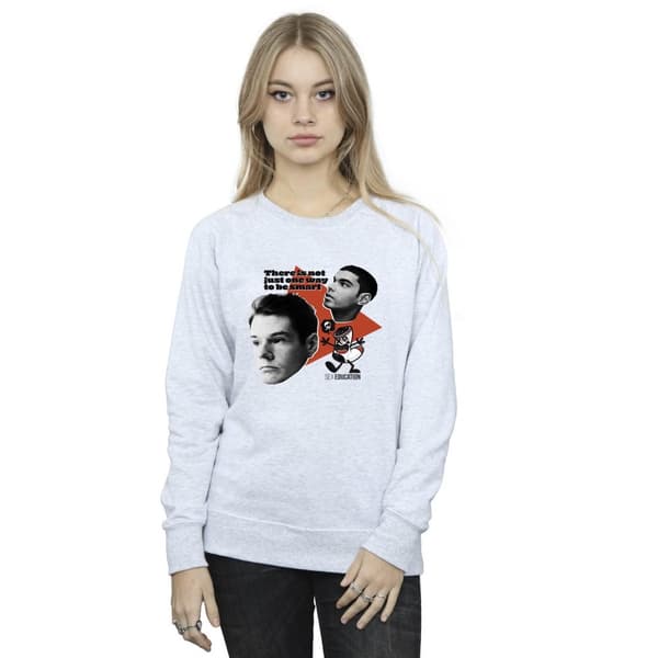 Netflix Dam/Tjej Sex Education Envägs Triangel Sweatshirt