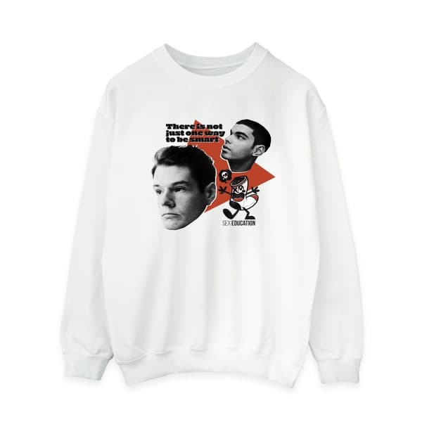 Netflix Dam/Tjej Sex Education Envägs Triangel Sweatshirt