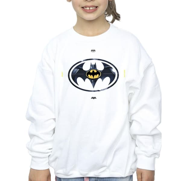 DC Comics The Flash Batman Metal Logo - Sweatshirt för flickor