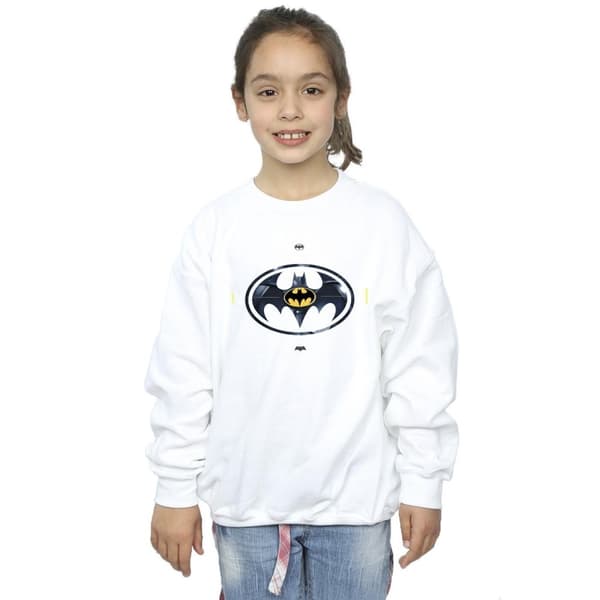 DC Comics The Flash Batman Metal Logo - Sweatshirt för flickor