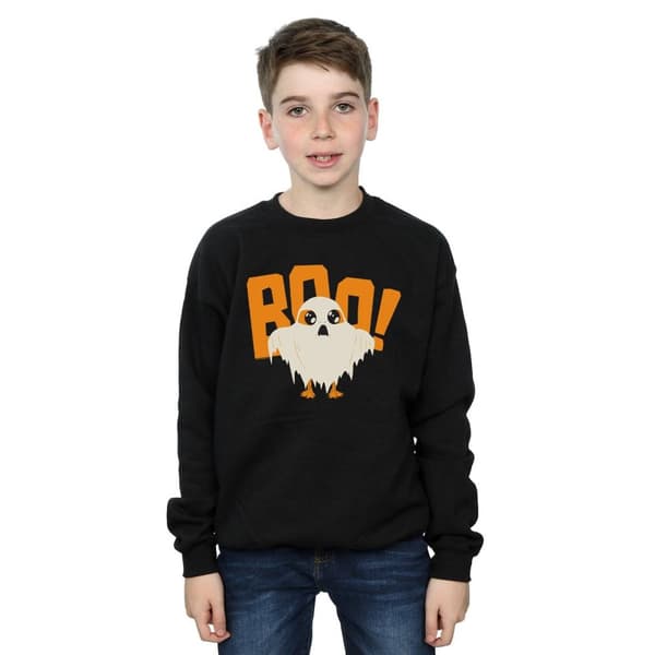 Star Wars Boys The Last Jedi Halloween Ghost Porg Sweatshirt