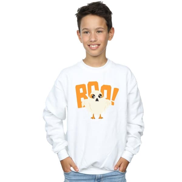 Star Wars Boys The Last Jedi Halloween Ghost Porg Sweatshirt