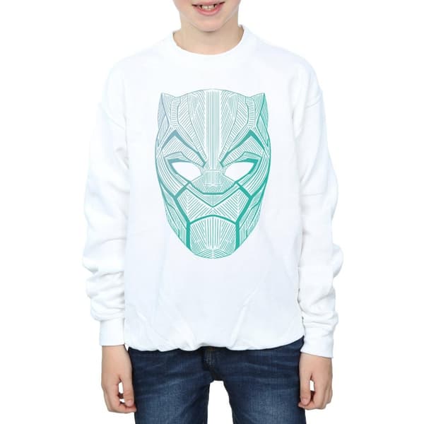 Marvel Boys Black Panther Tribal Mask Sweatshirt