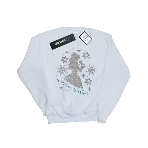 Disney Princess Pojkar Belle Winter Silhouette Sweatshirt