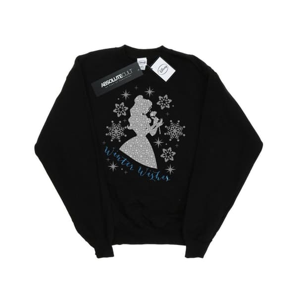 Disney Princess Pojkar Belle Winter Silhouette Sweatshirt