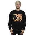 Miniatyrbilde 2 av 3: Star Wars Mens The Mandalorian The Way Poster Text Sweatshirt