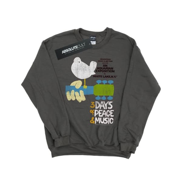 Woodstock Sweatshirt med festivalaffisch för flickor