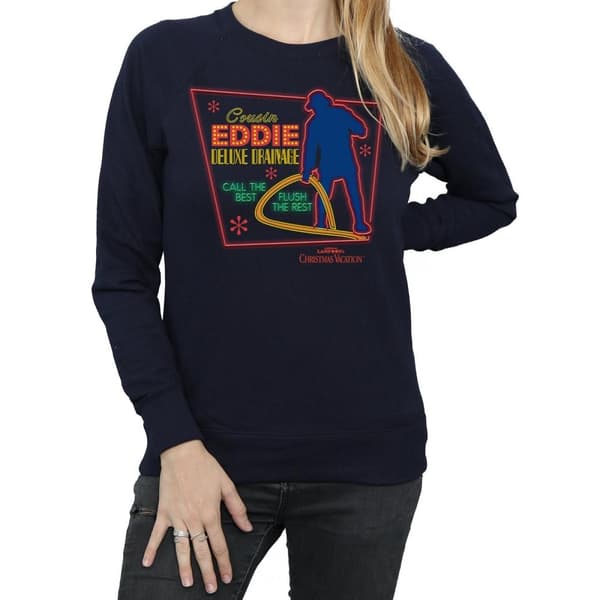 National Lampoon´s Christmas Vacation Dam/Tjej Cousin Eddie Sweatshirt