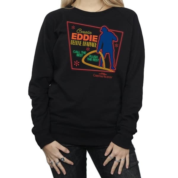 National Lampoon´s Christmas Vacation Dam/Tjej Cousin Eddie Sweatshirt