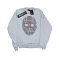 Miniatyrbillede 1 af 5: Friday 13th Womens/Ladies Jason Text Mask Sweatshirt