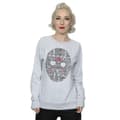 Miniatyrbillede 2 af 5: Friday 13th Womens/Ladies Jason Text Mask Sweatshirt