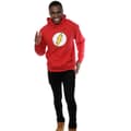 Miniatyrbilde 4 av 5: DC Comics Mens Flash Distressed Logo Hoodie