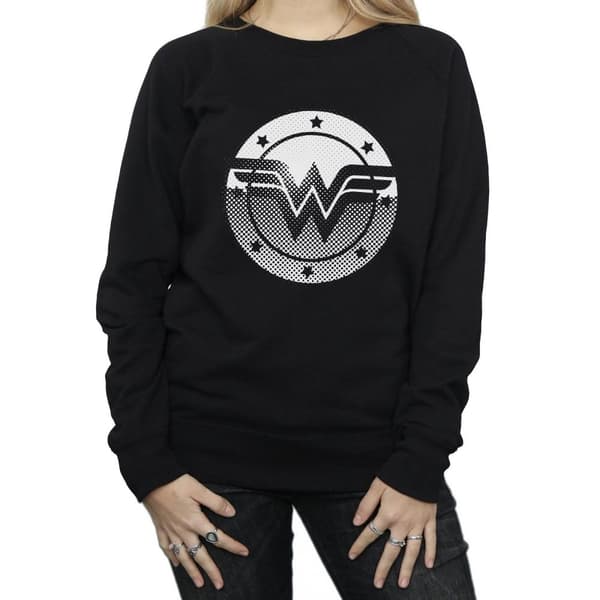 DC Comics Womens/Ladies Wonder Woman Spot Logo Sweatshirt