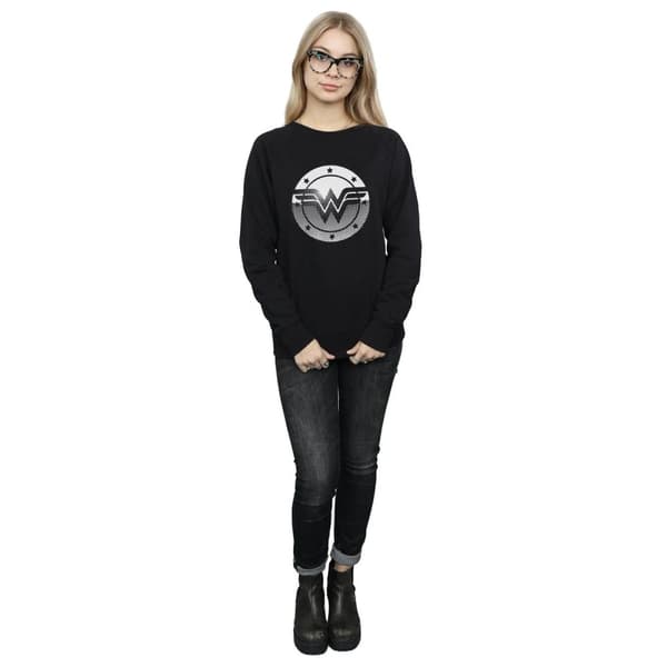 DC Comics Womens/Ladies Wonder Woman Spot Logo Sweatshirt