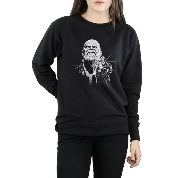 Marvel Womens/Ladies Avengers Infinity War Fierce Thanos Sweatshirt
